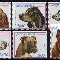 Mozambique 1979 Dogs set of 6 unmounted mint SG 785-90