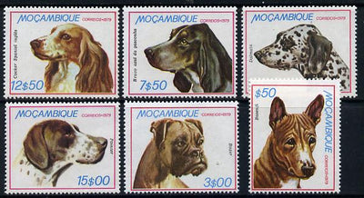 Mozambique 1979 Dogs set of 6 unmounted mint SG 785-90
