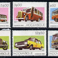 Mozambique 1980 Road Transport set of 6 unmounted mint SG 803-08*