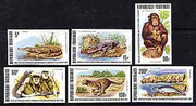 Togo 1977 Endangered Wildlife imperf set of 6 from limited printing unmounted mint, as SG 1216-21