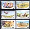 Togo 1978 75th Anniversary of Wright Brothers imperf set of 6 from limited printing unmounted mint as SG 1258-63
