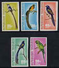Togo 1973 Exotic Birds imperf set of 5 from limited printing unmounted mint as SG 893-7