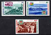 Togo 1977 10th Anniversary of Eyadema Regime imperf set of 3 from limited printing unmounted mint as SG 1181-83