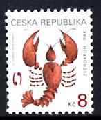 Czech Republic 1998-2001 Signs of the Zodiac - 8k Cancer the Crab unmounted mint SG 212