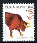 Czech Republic 1998-2001 Signs of the Zodiac - 5k Taurus the Bull unmounted mint SG 210