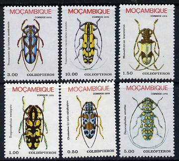 Mozambique 1978 Beetles set of 6 unmounted mint SG 699-704