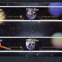 Ireland 2007 The The Planets perf m/sheet containing 2 se-tenant pairs, unmounted mint