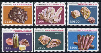 Mozambique 1979 Minerals set of 6 unmounted mint SG 772-77