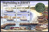 Jersey 1992 Ship Building perf m/sheet unmounted mint SG MS 583