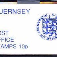Guernsey 1978 Arms 10p booklet (blue on white cover in plastic wallet) SG SB16