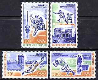 Mali 1972 Munich Olympic Games perf set of 4 unmounted mint SG 317-20