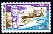 Mali 1972 Moon Flight of Apollo 16, 500f unmounted mint SG 334