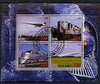 Djibouti 2007 Railways & Concorde #1 perf sheetlet containing 4 values fine cto used