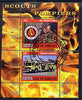 Djibouti 2007 Scouts & Fire Engines #1 perf s/sheet containing 2 values fine cto used