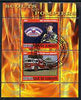 Djibouti 2007 Scouts & Fire Engines #3 perf s/sheet containing 2 values fine cto used