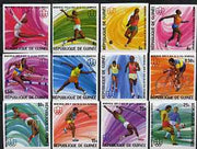 Guinea - Conakry 1976 Montreal Olympic Games imperf set of 12 from a limited printing unmounted mint as SG 894-905