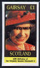 Gairsay 1986 Queen's 60th Birthday imperf souvenir sheet (£1 v alue) opt'd SPECIMEN unmounted mint