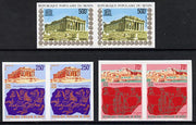 Benin 1978 UNESCO 'Acropolis' set of 3 in unmounted mint imperf pairs (as SG 713-5)*