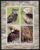Benin 2005 Birds of Prey perf sheetlet containing 4 values unmounted mint
