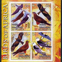 Palestine (PNA) 2005 Birds of Africa - Kites imperf sheetlet containing 4 values each with Scout Logo unmounted mint. Note this item is privately produced and is offered purely on its thematic appeal