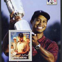Somaliland 2002 The Ryder Cup perf m/sheet #3 unmounted mint