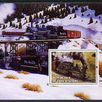 Ivory Coast 2004 Classic Locomotives #2 perf m/sheet unmounted mint