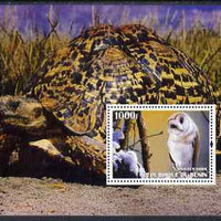Benin 2004 Owls & Tortoises perf s/sheet #2 unmounted mint