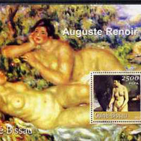 Guinea - Bissau 2001 Paintings by Auguste Renoir perf s/sheet containing 1 value (2,500 FCFA) unmounted mint Mi BL 339