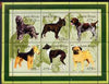 Guinea - Bissau 2001 Dogs #1 perf sheetlet containing 6 values (275 FCFA) unmounted mint Mi 1565-70