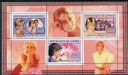 Guinea - Conakry 2006 Princess Diana perf sheetlet #1 containing 3 values unmounted mint Yv 2709-11