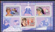 Guinea - Conakry 2006 Princess Diana perf sheetlet #2 containing 3 values unmounted mint Yv 2712-14