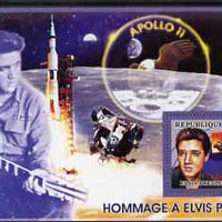 Guinea - Conakry 2006 Elvis Presley perf s/sheet #1 containing 1 value (Apollo 11) unmounted mint Yv 322