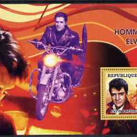 Guinea - Conakry 2006 Elvis Presley perf s/sheet #2 containing 1 value (Motorcycle) unmounted mint Yv 323