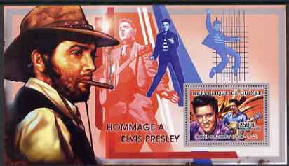 Guinea - Conakry 2006 Elvis Presley perf s/sheet #3 containing 1 value (Jailhouse Rock) unmounted mint Yv 324