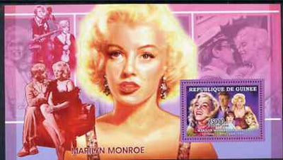 Guinea - Conakry 2006 Marilyn Monroe perf s/sheet #3 containing 1 value (Film Scenes) unmounted mint Yv 327