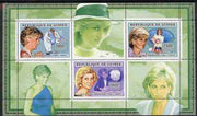 Guinea - Conakry 2006 Princess Diana perf sheetlet #3 containing 3 values unmounted mint Yv 2715-17