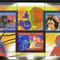 Guinea - Conakry 2006 The Beatles perf sheetlet containing 3 values unmounted mint Yv 2721-22