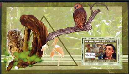 Guinea - Conakry 2006 Ornithologusts (Birds) perf s/sheet #2 containing 1 value (Audubon) unmounted mint Yv 362
