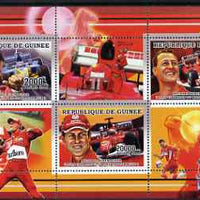 Guinea - Conakry 2006 Michael Schumacher - F1 Champion perf sheetlet containing 3 values unmounted mint Yv 2733-35