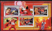 Guinea - Conakry 2006 Michael Schumacher - F1 Champion perf sheetlet containing 3 values unmounted mint Yv 2733-35