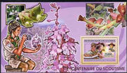 Guinea - Conakry 2006 Centenary of Scouting perf s/sheet #08 containing 1 value (Orchids) unmounted mint Yv 371