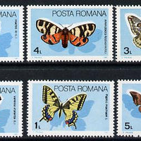 Rumania 1985 Butterflies set of 6 unmounted mint, Mi 4159-64
