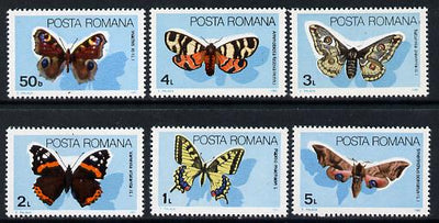 Rumania 1985 Butterflies set of 6 unmounted mint, Mi 4159-64