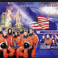 Guinea - Bissau 2007 Space Shuttle Columbia perf s/sheet containing 1 value unmounted mint, Yv 336