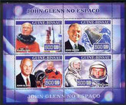 Guinea - Bissau 2007 John Glenn perf sheetlet containing 4 values unmounted mint, Yv 2290-93