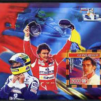 Guinea - Bissau 2007 Ayrton Senna perf s/sheet containing 1 value unmounted mint, Yv 338
