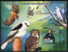 Guinea - Bissau 2007 Ornithologists perf s/sheet containing 1 value (Birds of Prey) unmounted mint, Yv 343