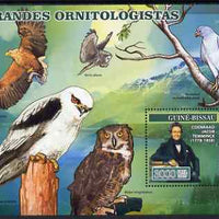 Guinea - Bissau 2007 Ornithologists perf s/sheet containing 1 value (Birds of Prey) unmounted mint, Yv 343