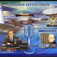 Guinea - Bissau 2007 Inventors perf s/sheet containing 1 value unmounted mint, Yv 346