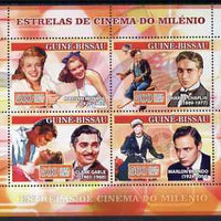Guinea - Bissau 2007 Cinema Stars perf sheetlet containing 4 values (Marilyn, Chaplin, C Gable & Brando) unmounted mint, Yv 2334-37